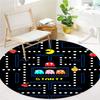 Pac-Man Round Area Rug,Carpet Rug for Living Room Bedroom Sofa Playroom Decor,Non-slip Floor Mat