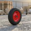 Utility Cart Replacement Wheel Wear Resistant Air-Filled Tire Hardware Accessory Shock Absorbing