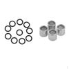 14pcs Longboard Washers and Spacers, Skateboard Bearing Spacers Rings, Skates Hardware, Truck Axle