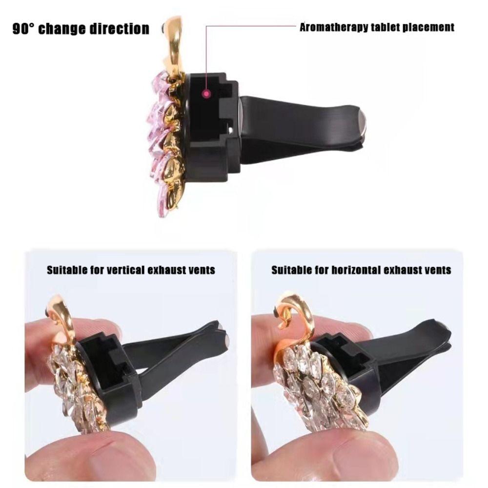 Lasting Air Freshener Diffuser Light Fragrance Car Aromatherapy Clip  Driving Trip