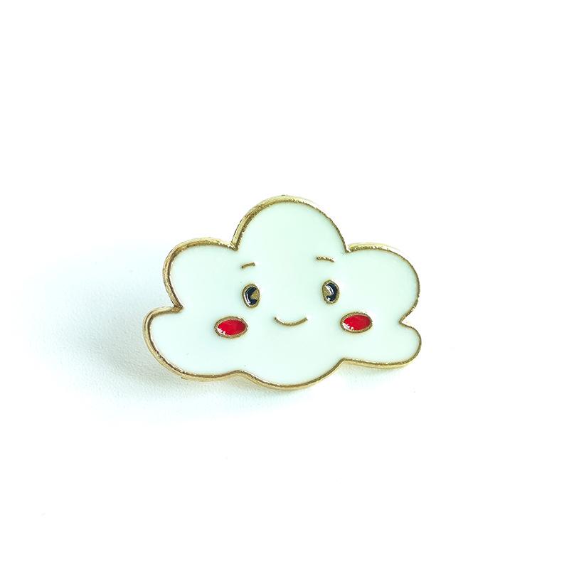 Cute Cartoon Metal Brooch - Trendy Fashion Accessory