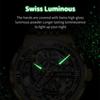 OUPINKE Men's Watch Automatic Mechanical Watch Hollow Business Waterproof Machine High-end Watch