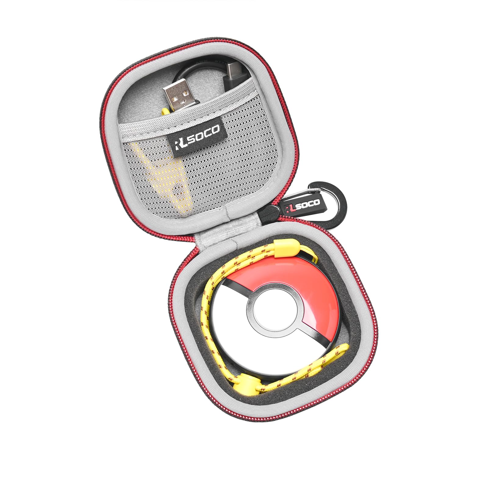 

Чохол RLSOCO для GO Plus, сумісний з Go Plus Plus, чохол-накладка для повного захисту Pokémon + Pokémon чорний
