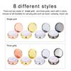 Round Pills Box Case for Pocket, Metal Medicine Tablets Holder Case Pills Organizers Pills Container for Travel Handbag