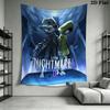 Little Nightmares Wall Tapestry Aesthetic Wall Hanging Printed Fabric Blanket Decorative Tapestries for Bedroom Living Room Home Decor