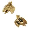 Bull Terrier, Bully II - Gold-plated Pin Brooch, Elegant Dog Ornament, Unique Pin by Art-Dog Brand