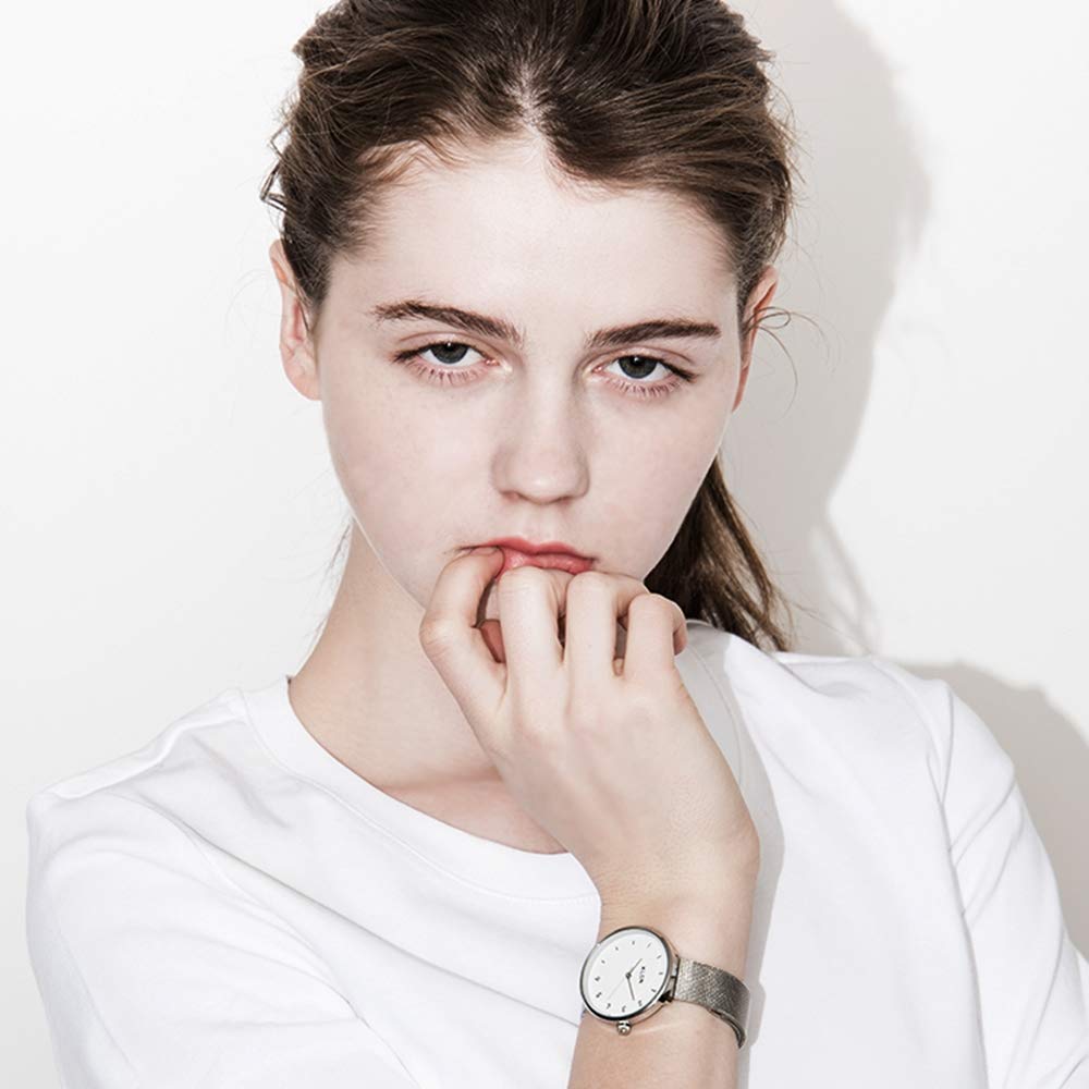 klon Watch Clone Watch Stylish Simple KLON CONNECTION ELFIN FIRST 33mm Men's Women's -SILVER MESH-