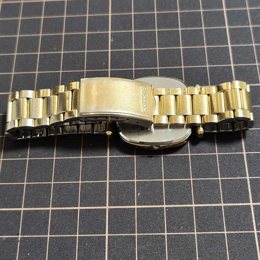 SEIKO Dolce Quartz Gold Square Watch [Working Condition] Men's 5931-5400 (Management K26)