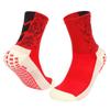 Colorful Shock-Absorbing Non-Slip Mid-Calf Football Socks with Thick Terry Bottom, Breathable Design for Adults