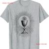 Chalice for Catholic Mass Holy Eucharist First Communion T Shirt Vintage Washed Stretched Streetwear Graphic