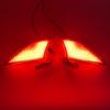 2x Rear LED Bumper Reflector Red lens Tail Brake Light lamp Red for Lexus IS 250 350 XE30 2014 2015