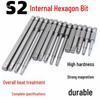 Sechskant S2 Magnetischer Pneumatischer Elektrischer Schraubendreher Bit-Satz mit Verlängerten Bits