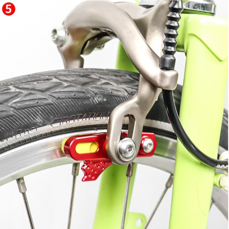 Aluminum Alloy Bicycle Brake Pad Practical Bike Brake Pads Folding Bike Brake Shoes Pads Replacement Cycling Accessories