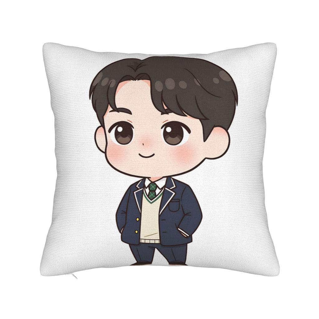 XO Kitty Chibi Poster Pillow Cover Design Cushion Cover Novelty Pillow Case For Living Room Sofa