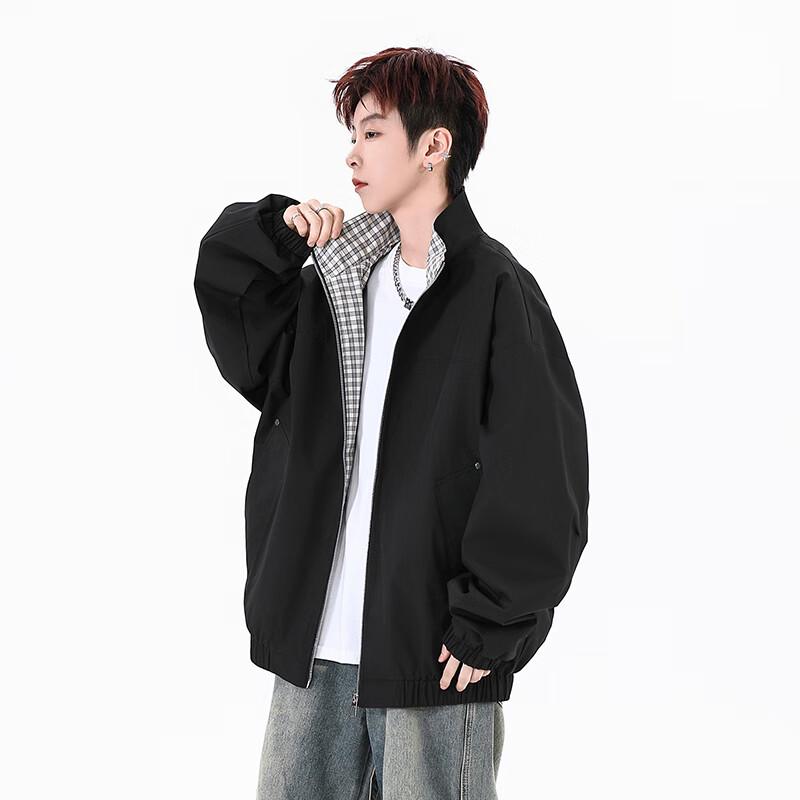 Wassup Sohot Men's Plaid Casual Lapel Jacket