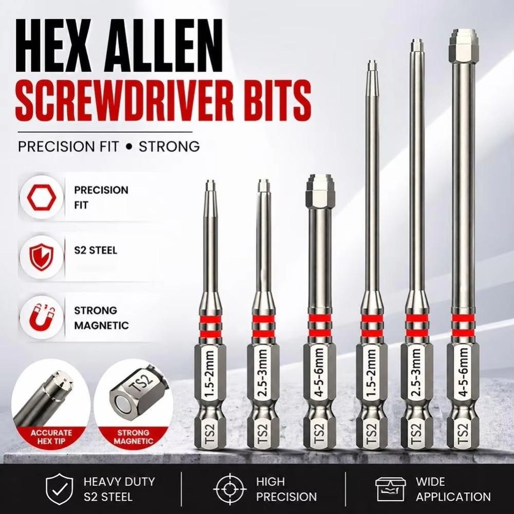 1pc Magnetic Hex Shank Electric Screwdriver Bits Driver Bit for Electric Drills