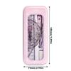 8PCS/Set Plastic Ruler Compasses Set Eraser Straight Ruler Protractor Transparent Set Square Measuring Ruler School Office
