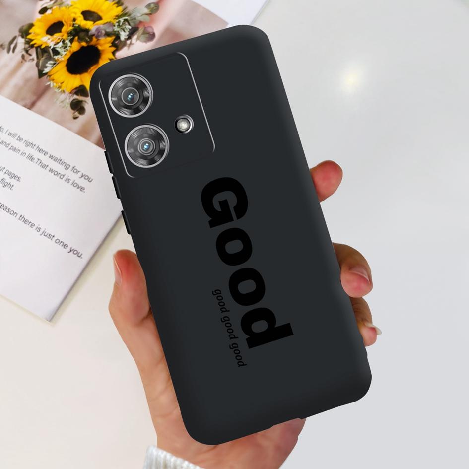 For Motorola Edge 40 Case Moto Edge 40 Neo 5G 2023 Cover Stylish Pattern Soft Slim Black Fundas For Moto Edge40 Edge40Neo Bumper