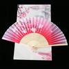 Bamboo Wooden Handmade Colorful Vintage Style Fan Crafts Dance Hand Fan Folding Fan Home Decoration