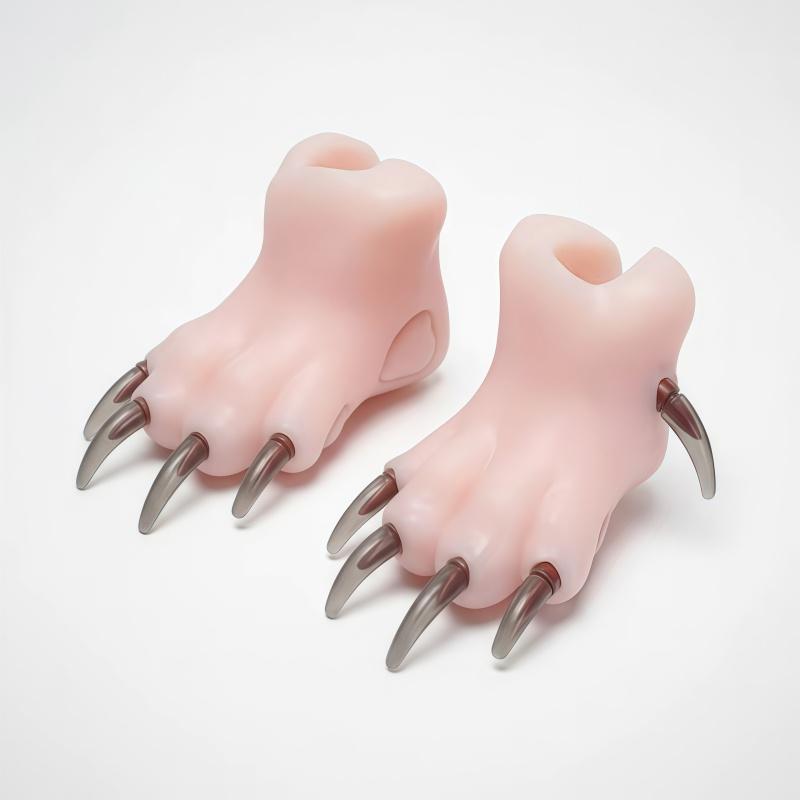 Silicone Realistic Dog Paw Training Practice Model for Pet Nail Trimming Beginner Instructional Tool Party Novelty Gift Bulk