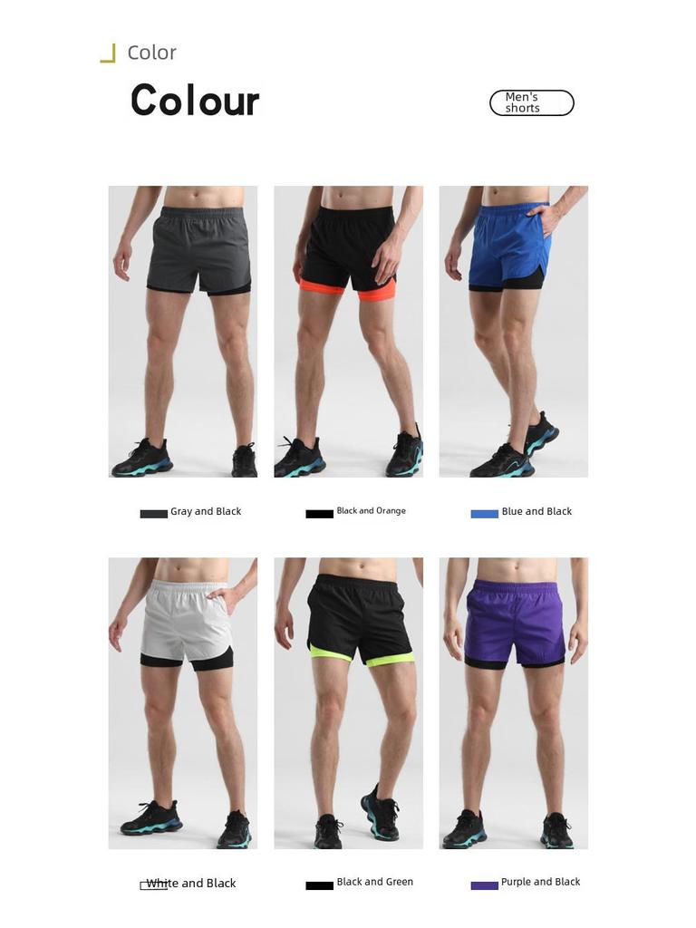 Men's Quick-Dry Running Shorts with Phone Pocket