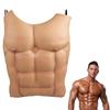 Kostým s nahou pletí Falešný Muscle Masquerade Kostým Tricky Prop Cosplay Fake Macho Chest