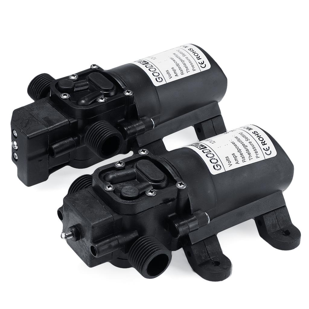 12V High Pressure Automatic Diaphragm Water Pump Self Priming Pump Fit For Garden Van
