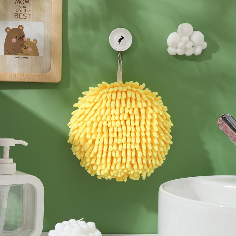 Chenille Fruit Hand Towel: Absorbent, Quick-Dry, Creative Kitchen Hanging Wipe