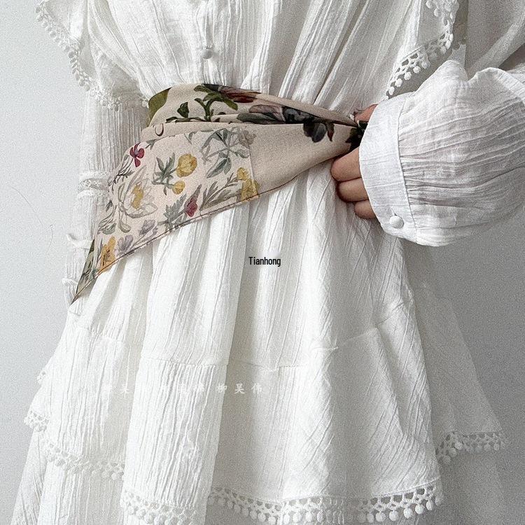 Women's Ethnic Bohemian Scarf Belt: Stylish Waist Accessory for Dresses and Jeans