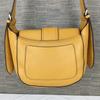 GUESS Leather Shoulder Bag Brown Small Elegant Design(USED)