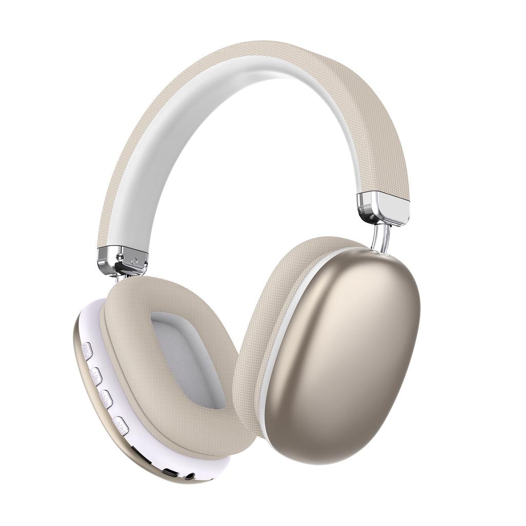 Head-mounted New Wireless Bluetooth Earphones Active Noise Cancelling Gaming Headset Compatible with Android Apple Samsung