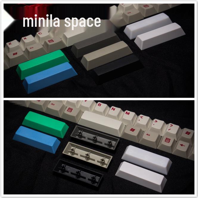 Enjoy PBT Black Widow 6X Filco Minila Spacebar Keycap – Available in 8 Colors Standard Layout Spacebar Cream White (6.25u)