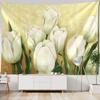 Flower Hanging Cloth, Tapestry, Dreamy Landscape, Background Cloth, Home Wall Decoration, Bed Sheets, Beach Towels, Yoga Mats