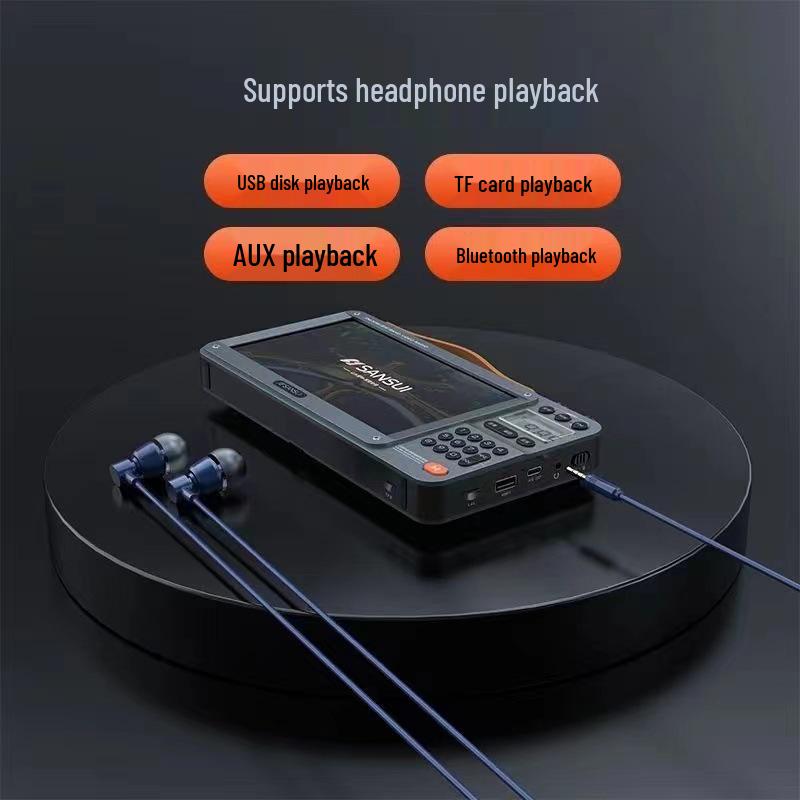 Sansui F51 2023 Radio: Senior-Friendly Portable Bluetooth Speaker with Video Playback & Card Slot