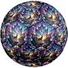1pc Galactic Forest Journey Theme Soccer Ball Football, Size 5, Lightweight PVC, Durable Outdoor Training Soccer Ball, Gift M61483