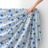 Royal Samt Stoff Polyester Zum Nähen - Motiv Blumen - Rdx2768