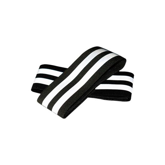 1 Pair Cycling Wristbands Reflective Strips Portable Extra Wide Stretchable Hand Leg Strap Riding Safety High Elastic Outdoor