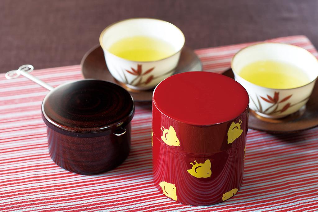 Tatsumiya Tea Caddy Kamakura 366556 Made In Japan (8.8cm Diameter)