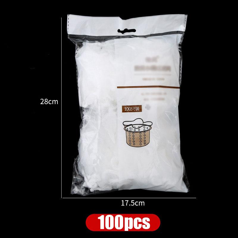 Sink Drain Filter Food Residue Filtration Disposable Floor Drain Mesh Bag Kitchen Accessories Anti-clogging Kitchens Strainer