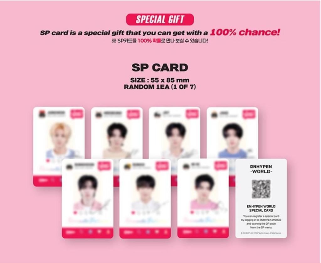 [pre-order] ENHYPEN WORLD Coupon Card Collection Sweet Moment Special Ver. Official K-POP Merchandise