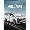 1/32 Toyota Vellfire MPV Alloy Car Model Sound and Light Pull Back Children's Toy Collectibles Birthday Gift