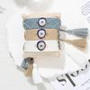 Handmade Braided Blue Evil Eye Bracelet - European & American Style Lucky Charm for Women