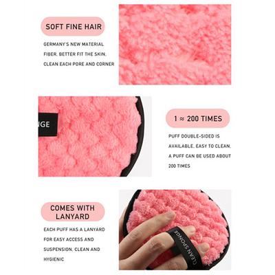 Microfiber Cloth Pads Dirt Remover Towel Facial Face Cleansing Makeup Cloth