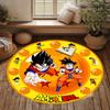 Dragon Ball round Area Rug Non-Slip Washable Soft Circle Carpet for Living Room Bedroom Home Decor