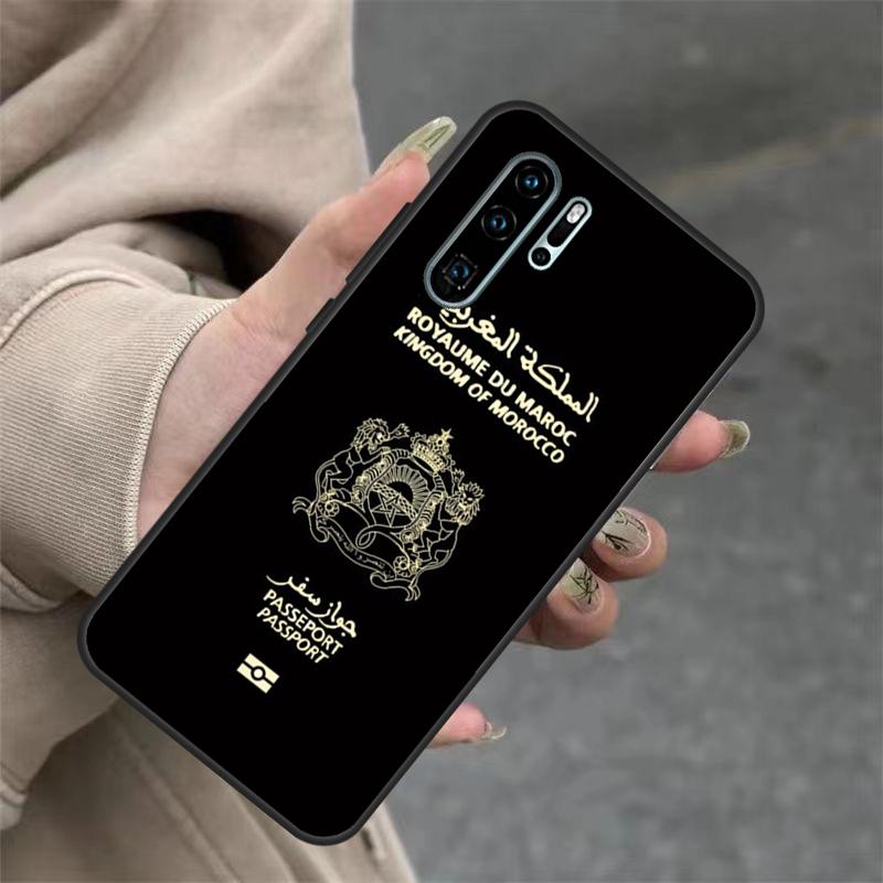 Marokko Flagge Wappen Hülle Für Huawei Nova 9 SE 10 5T 11i 8i 7i 3i Y61 Y91 Y60 Y70 Y90 P20 P40 Lite P30 Pro Abdeckung