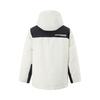 Li-Ning Hot Pot Down Series Water-Resistant Spliced Letter Zipper Hooded Versatile Cold-Resistant Mid-Length Parka Down Jacket AYMU227-4