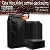 50Pcs Coffee Stand Up Pouch With Valve &Ziplock Pulltab Ground Coffee Beans Nutdried Tea Leaf Mga Pouches Ng Kap