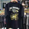 T-shirt Big Trouble in Little China Stile Retrò Vintage Uomo Donna Top Stampa di Alta Qualità