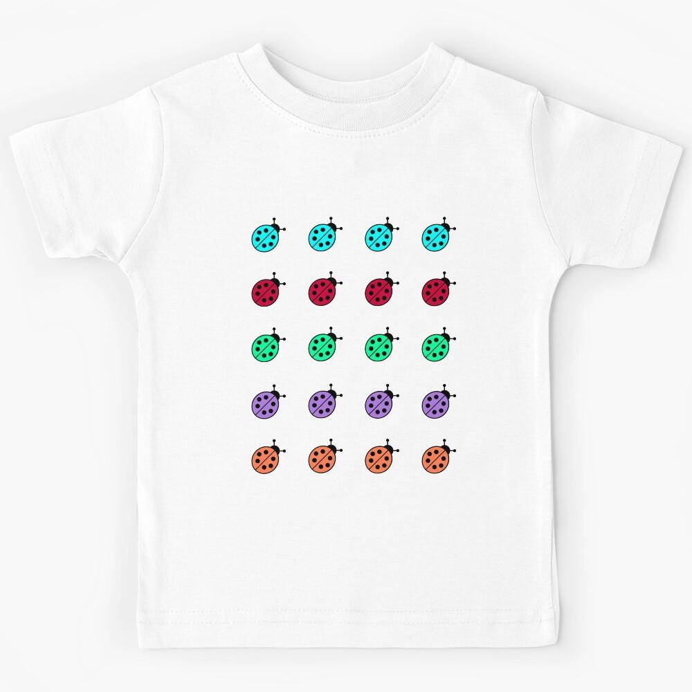 Colorful Ladybug Kids T-Shirt 100