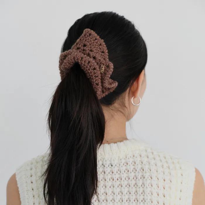 Knit scrunchie_3colors